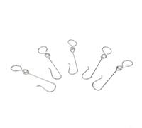 Stainless Steel Welding Gas Bottle Hook, 150mm x 40mm, 5-Pack, for MAPP Propane Cassette & Flat Refill Cylinders, Lightweight & -Resistant