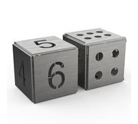 Stainless Steel Welding Practice Kit, 2pcs Cube Dice Welding Coupons Kit For Beginners Practice And Training For MIG TIG STICK ARC, Side Length 2.36 Inch