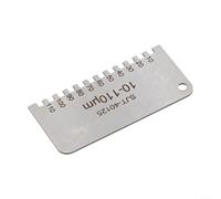 Stainless Steel Wet Film Comb for Measuring Thickness of Paint Coatings During Application Process on Diverse Materials (10-110 μm)