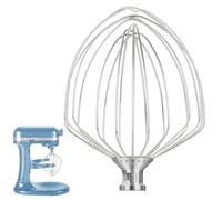 Stainless Steel Whisk Attachment for KitchenAid Stand Mixer 7 Quart Bowl, Stainless Steel Whisk Replacement for KitchenAid Lift Bowl Mixer, Dishwasher Safe, Replacement Whisk for KitchenAid 7QT Mixer
