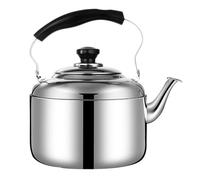 Stainless Steel Whistling Kettle, 4L/5L/6L Large Camping Stove Top Kettles with Anti Hot Handle, for Kitchens Gas Stove Induction Cooker(6L)