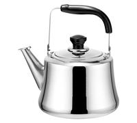 Stainless Steel Whistling Kettle for Stove Top with Cool Ergonomic Folding Handle, 1-6 L Capacity(Silver,1 Liter)