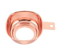 Stainless Steel Wide Mouth Rectangular Funnel with Handle | Mirror Finished, Nonporous Interior, Heat Tolerant Metal, for Jars, Syrups, Spices and Powders