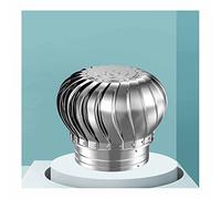 Stainless Steel Wind Air Vent, 304 Rotating Chimney Cowl Cap with Bird Guard, Energy Saving Spinner for Efficient Ventilat and Chimney Protect
