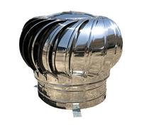 Stainless Steel Wind Ball Unpowered Wind Hood Roof Ventilator Farm Factory Flue Ventilation Exhaust Bulk Ventilator Exhaust Fan(300mm(12inch))