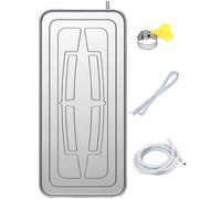 Stainless Steel Window AC Drip Pan with Drain Kit, Condensate Drainage Pan for Split Air Conditioners, Water Collector with 300cm Hose, Perfect for Efficient Cooling