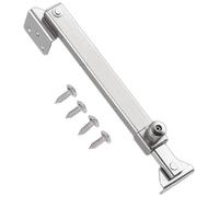 Stainless Steel Window Limiter - Casement Opening Restrictor, Fixed Position Stay | Aluminum Alloy Wind Brace, Childproof Safety Hardware with Adjustable Friction Arm