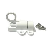 Stainless Steel Window Lock, Sliding,Door Latch 1pcs Bolt Gate Security Pull Ring Spring Bounce Automatic Hardware