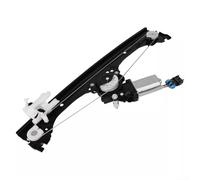 Stainless Steel Window Regulator, Car Front Left Right Side Passenger Power Window Regulator Motor For Fiat 500 Door Panel Assembly, Black(Right)