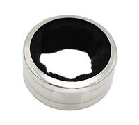 Stainless Steel Wine Bottle Drip Collar Felt Lining Wine Bottle Collars Wine Drip for 4x4x2cm