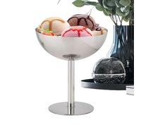 Stainless Steel Wine Glasses - Unbreakable Metal Goblet, Insulated Portable Wine Cup, Shatterproof Outdoor Drinkware, Elegant Ice Cream Cup | for Business Events Camping Party Picnic