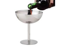 stainless steel wine glasses, unbreakable wine glasses, portable metal wine glasses for wine glasses outdoor events, stainless steel ice cream cups for drinking at events of n