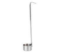 Stainless Steel Wine Spoon,Long Handle Serving Soup Ladle, Wine Measuring Spoon Dipper Beer Pouring Ladle Measure Spoon with Hook for Kitchen Utensil Pouring Oil, Vinegar and Soy Sauce(50ML)