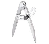 Stainless Steel Wing Divider 125mm Pencil Marking Compass and Circle Maker Adjustable Scriber for Metal Wood Leather Marking and Layout Measurements for Craftsman and Carpenter