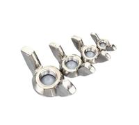 Stainless Steel Wing Nuts M3 M4 M5 M6 M8 M10 M12 | Nut Sheep Horn Hand Tighten Fasteners