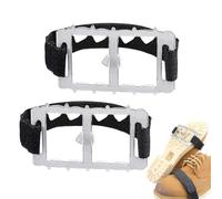 Stainless Steel Winter Boots with Ice Tips - Ice Blots for Shoes, Shoe Spikes | Non-slip Snow Grips, Hiking Crampons