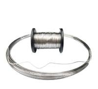 Stainless Steel Wire 0.1-m 201 304 316 410 430 321 - Soft Condition, 10m Length, Corrosion-Resistant, for Crafts, Jewelry, DIY Projects, Home Improvement