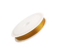 stainless steel wire 0.3-1mm Strong Stainless Steel Line Wire For Jewelry Making DIY Handcraft(Gold,0.7mm about 10M)