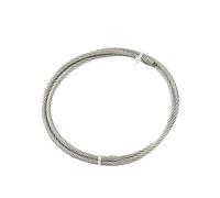 Stainless Steel Wire 10 Meters Stainless Steel 304 Wire Rope Soft Fishing Lifting Cable 7×7/7X19 Clothesline Of 0.8mm 1mm 1.5mm 2mm 3mm 4mm Dia(3MM 7X19)