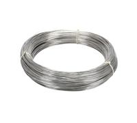 Stainless Steel Wire 2/5/10 Meters 304 Stainless Steel Wire Soft/Steel Single Strand Lashing Cord Line Rustproof Dia0.05-3mm(Dia0.9mm (10M),Hard steel wire)