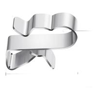 Stainless Steel Wire Clamp Designed for Solar Panel Cable Management and Trailer Frame Wire Holding with Anti-Rust Properties (B)