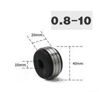 Stainless Steel Wire Feed Drive Roller for MIG Welder, 0.8/1.0mm Welding Wire Guide Feeder Wheel, Compatible with Most Standard Welding Machines(Single Drive 0.8-1.0)