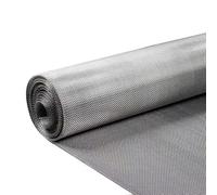 Stainless Steel Wire Grid Mesh and Barbed Wire 8 Mesh Stainless Steel Wire Grid, Width 3ft Weave Mesh Filtration Cloth,(3 * 33ft)