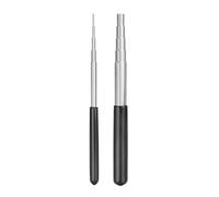 Stainless Steel Wire Looping Mandrel Rod with Rubber Non-Slip Handle, 5-Step Sizes (1.5-5 mm & 6-10 mm), for Jewelry Making, Wire Wrapping, and Jump for Ring Crafting 2pcs