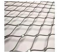 Stainless Steel Wire Mesh 304 Multi Functional Garden Fence Rigid Grid Security Netting for Outdoor Railings 1.5x4m Protective Trellis.