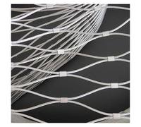 Stainless Steel Wire Mesh Netting 1.5mm Thick Safety Balcony Net Garden Metal Mesh 10cm Square Fall Protection Netting (1x22m) for Outdoor Use