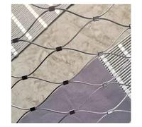 Stainless Steel Wire Mesh Panel 1.5x12m Flexible Cable Railing Grille 6cm/1.5mm Chicken Coop Netting Garden and Farm Decorative Mesh Fence