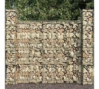 Stainless Steel Wire Mesh Roll， Galvanised Steel Silver Gabion Wall 6x0.5x2 m 3.5 mm Welded Mesh With Cover For Outdoor