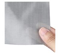 Stainless Steel Wire Mesh Sheets， 316 Stainless Steel 230 Mesh Twill Weave Woven Wire Silver Multiple Sizes(0.5x2m)