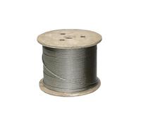 Stainless Steel Wire Rope 0.30mm - 2mm, 100m Length, 7x7 Construction, Clothesline Cable, Durable and Rust-Resistant, Ideal for Outdoor and Indoor Use