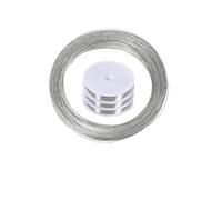Stainless Steel Wire Rope 1roll Stainless Steel Soft/hard Wire 1-100meters Diameter 0.02-3mm Single Strand Lashing Soft Iron Rustproof(0.04mm X 100M,Hard Steel Wire)