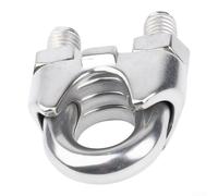 Stainless Steel Wire Rope Clip U Bolt Saddle Fastener(3mm 20pcs)