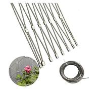 Stainless Steel Wire Rope Mesh 304 Safety Stair Railing Netting 2mm Diameter 10cm Opening Garden Fence 3.9x13.1ft (1.2x4m) - Durable & Secure Barrier