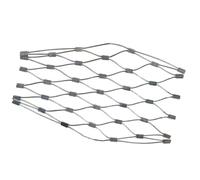 Stainless Steel Wire Rope Mesh, Garden Decorative Mesh, Heavy-duty Multi-functional Safety Net, High-altitude Fall Protection Net, Suitable For Garden Landscaping Safety(Silver-2.5mm,2x10m)