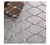 Stainless Steel Wire Rope Mesh Zoo Cage Fence, Durable Deer Fencing Net, Safety Netting for Railings, Fall Prevention High Altitude(1x4m)