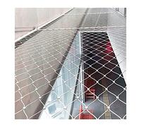 Stainless Steel Wire Rope Netting, Flexible Cable Mesh for Impact Resistance, Balcony Garden Farm Football Field Protection Boundary Anti-Fall Net, Decor Fence, Animal Cage Net