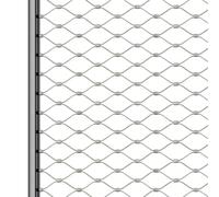 Stainless Steel Wire Rope Netting, Mesh 6cm, Stairway Safety Fence, Garden Playground Protection Net, Building Farm Ranch Boundary Fence