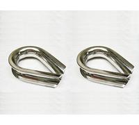 Stainless Steel Wire Rope Thimbles 22MM x2