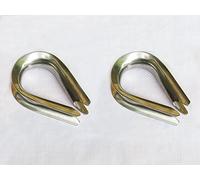 Stainless Steel Wire Rope Thimbles 24MM x2