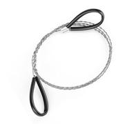 Stainless Steel Wire Saw - 80cm Emergency Survival Cable Saw with Dual Handles for Cutting PVC Pipe, Wood, Plastic, Rubber & Bone | Lightweight Outdoor Rescue Tool