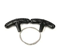 Stainless Steel Wire Saw Flint Cut Equipment Emergency Travel Kit Camp Hike Scroll Outdoor Survive Silver Tool Tools Durable and clever