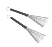Stainless Steel Wire Singing Drum Brush Jazz Percussion Accessories for Drums - 2PCs
