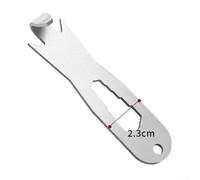 Stainless Steel Wire Twisting Tool, T Post Clip Fastener for Power Stranded Wire Cement Column Fixing, Wire Binder for Grape Rack Greenhouse Fencing Garden DIY Projects(A)