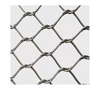 Stainless Steel Wire Woven Mesh Cable Mesh Multipurpose Garden Fence Animal Cage Net Mechanical Protection Wire(1x2m)
