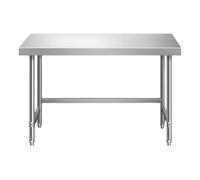 Stainless Steel Workbench - Commercial Kitchen Prep Table for Food Preparation, Ideal Workstation for Restaurants and Home Use