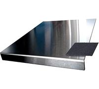 Stainless Steel Worktop Saver in Round, Square Edge or Flat (600 x 400 Square with Aftercare)